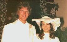 Curtis Ross & Phyliss Anne on their wedding day